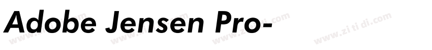 Adobe Jensen Pro字体转换